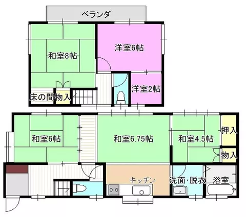 Sodegaura City, Kanna (Nagura Station), 2-story, 4DK - Image 2