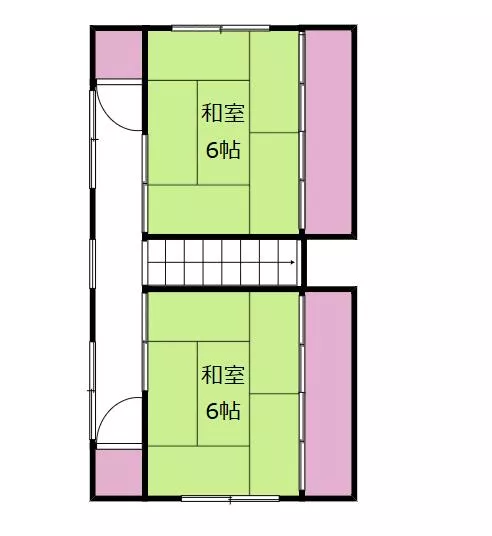 Yokkaichi City, Hanecho (Naibu Station), 2-story, 9K
