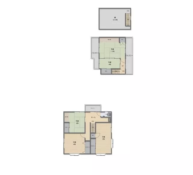Kaga City, Daishoji Takajo Town (Daishoji Station) 2-story 8LDK