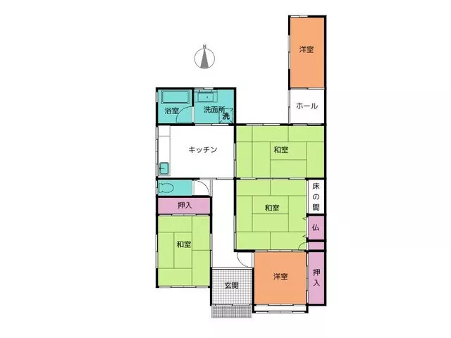 [For Sale in Takaoka City Station South Area] Although the building is old, it is a beautiful home. Recommended as an investment property.