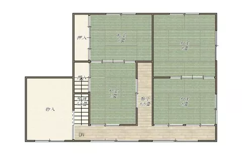 Sanjo City, Tsuruta 3-chome (Higashi-Sanjo Station) 2-story building 6SDK