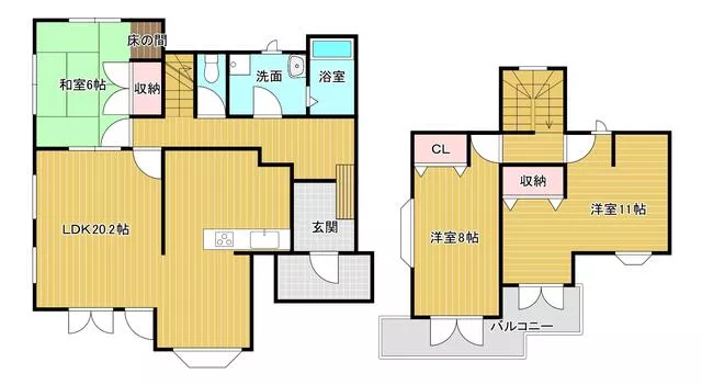 Otsu City, Naeshika 2-chome (Ogoto Onsen Station), 2-story, 3LDK