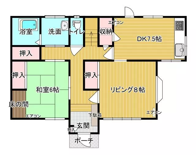 Oura District Itakura Town Oaza Itakura (Itakura Toyo University-mae Station) 2-story 5DK